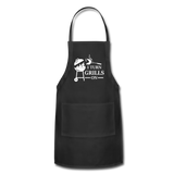 I Turn Grills On Adjustable Apron - black