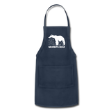 Grandpa Bear Adjustable Apron - navy