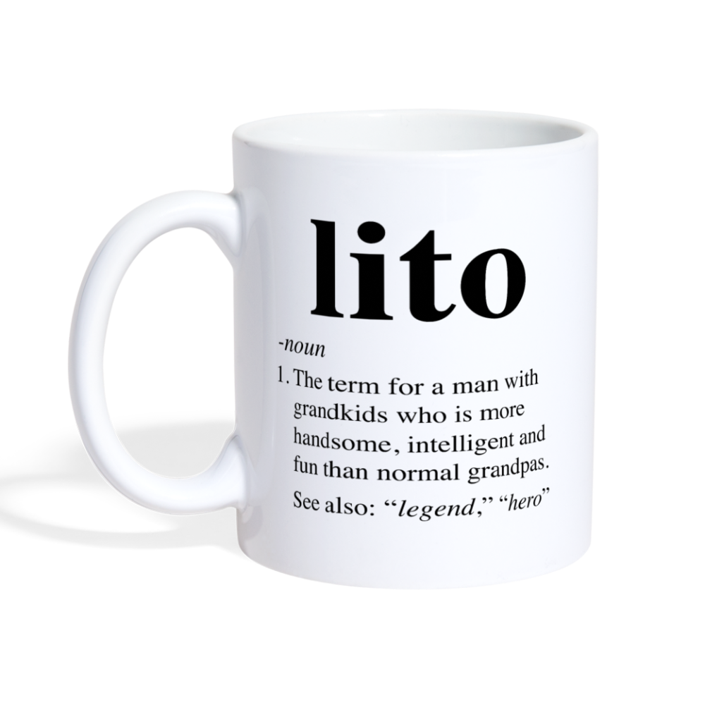 Lito Definition Coffee/Tea Mug - white