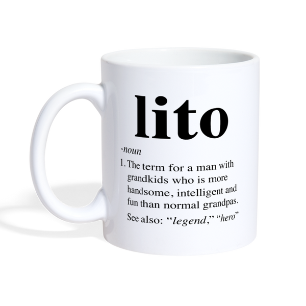 Lito Definition Coffee/Tea Mug - white