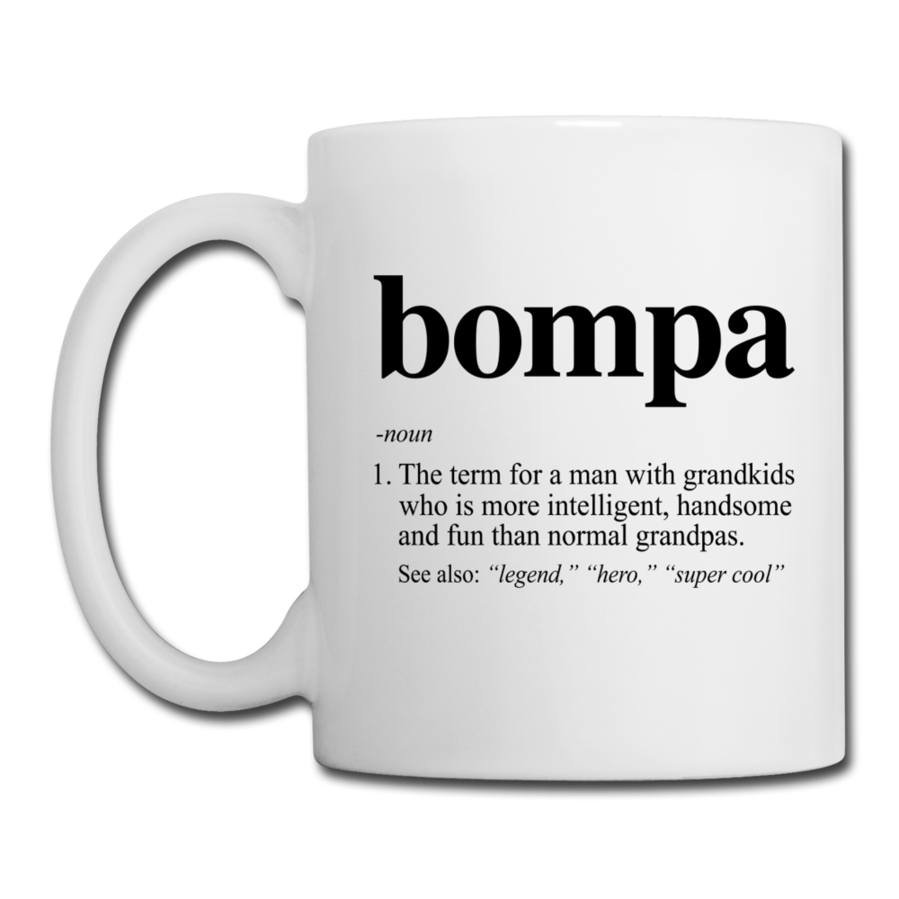 Bompa Definition Coffee/Tea Mug - white