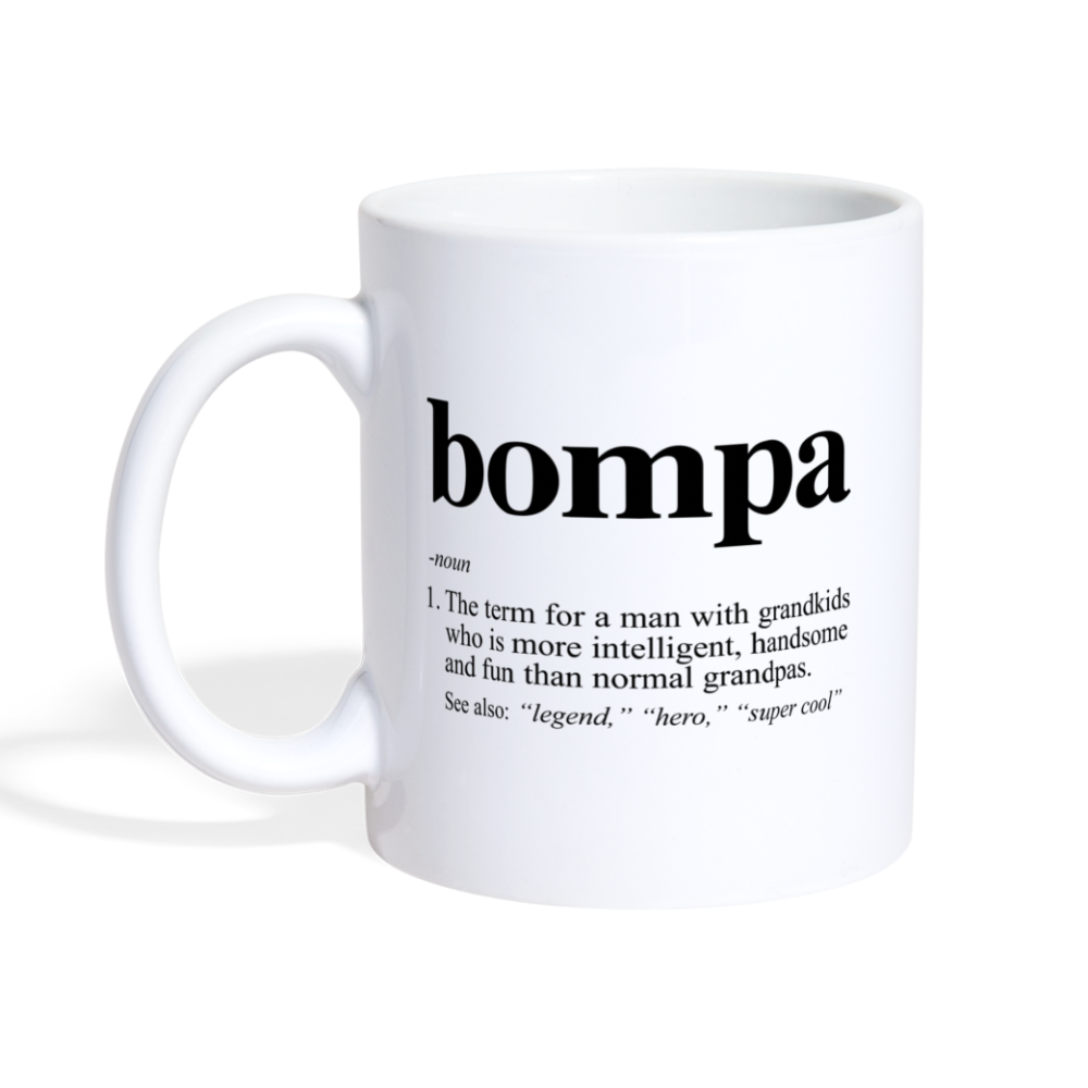 Bompa Definition Coffee/Tea Mug - white