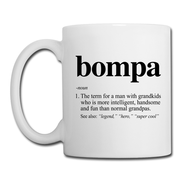 Bompa Definition Coffee/Tea Mug - white
