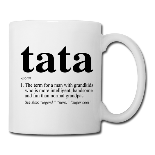 Tata Definition Coffee/Tea Mug - white