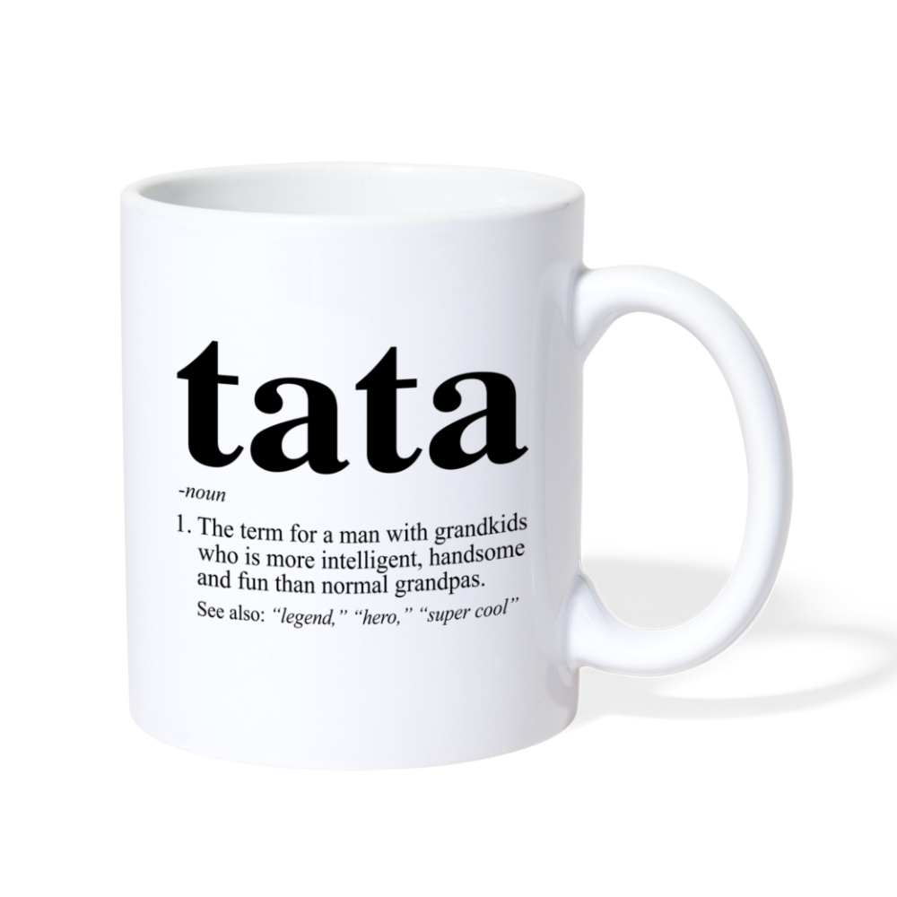 Tata Definition Coffee/Tea Mug - white