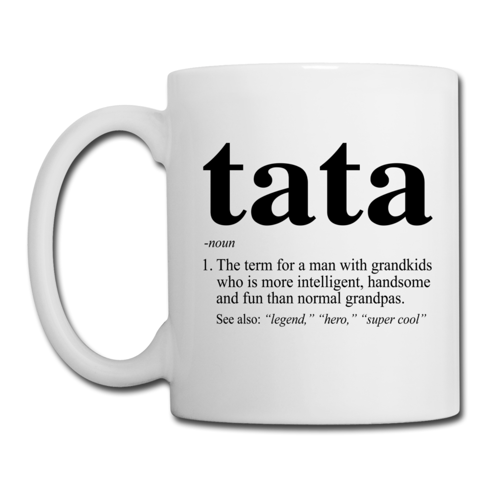 Tata Definition Coffee/Tea Mug - white