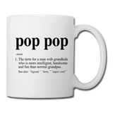 Pop Pop Definition Coffee/Tea Mug - white