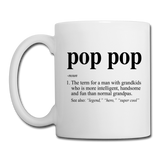 Pop Pop Definition Coffee/Tea Mug - white