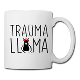Trauma Llama Coffee/Tea Mug - white