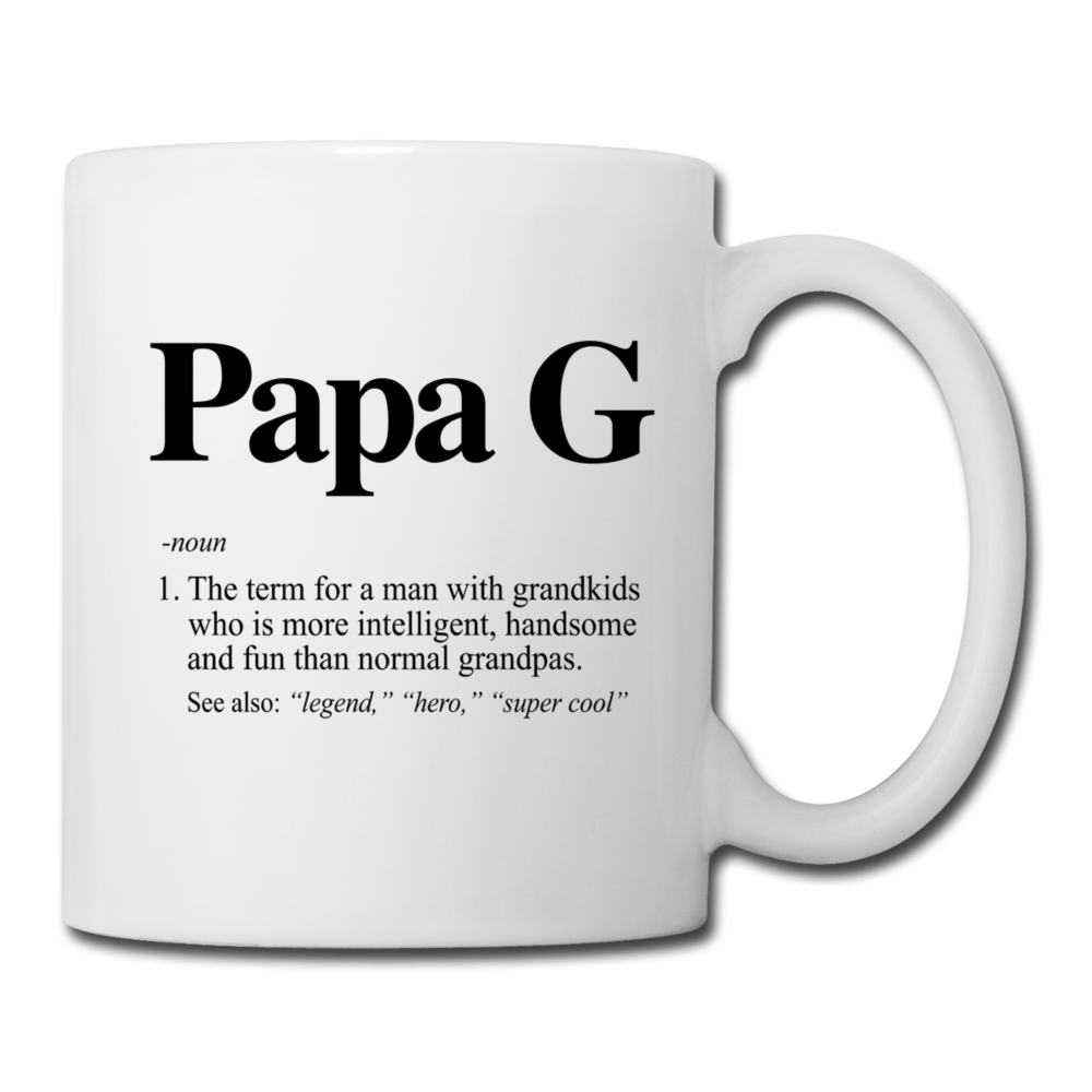 Papa G Coffee/Tea Mug - white
