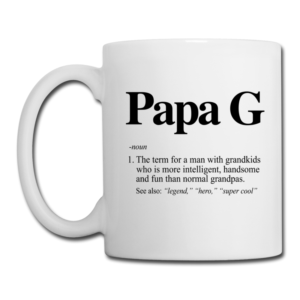 Papa G Coffee/Tea Mug - white