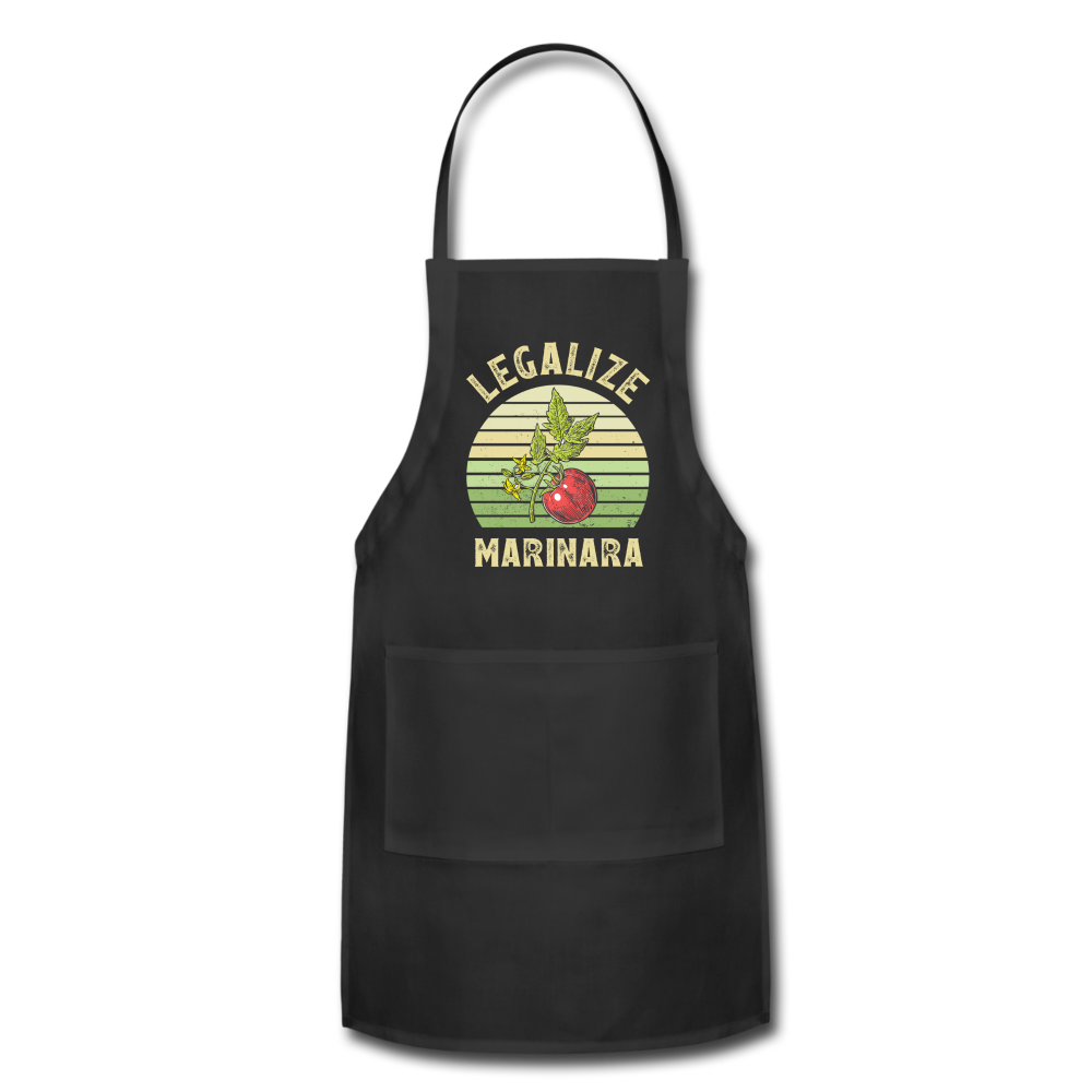 Legalize Marinara Adjustable Apron - black
