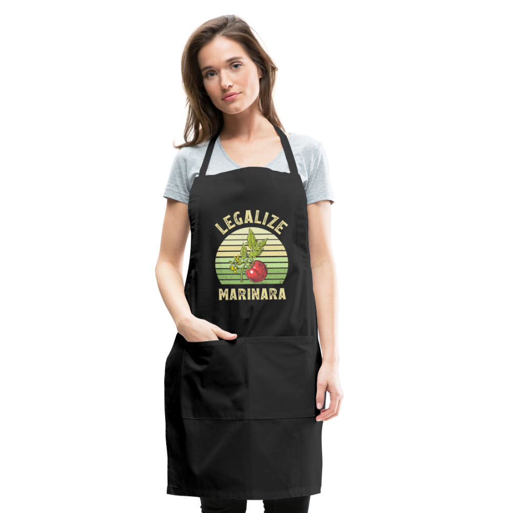 Legalize Marinara Adjustable Apron - black