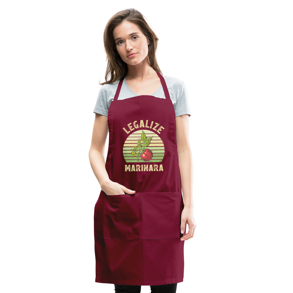 Legalize Marinara Adjustable Apron - burgundy