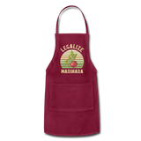 Legalize Marinara Adjustable Apron - burgundy