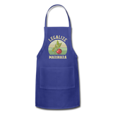 Legalize Marinara Adjustable Apron - royal blue