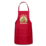 Legalize Marinara Adjustable Apron - red