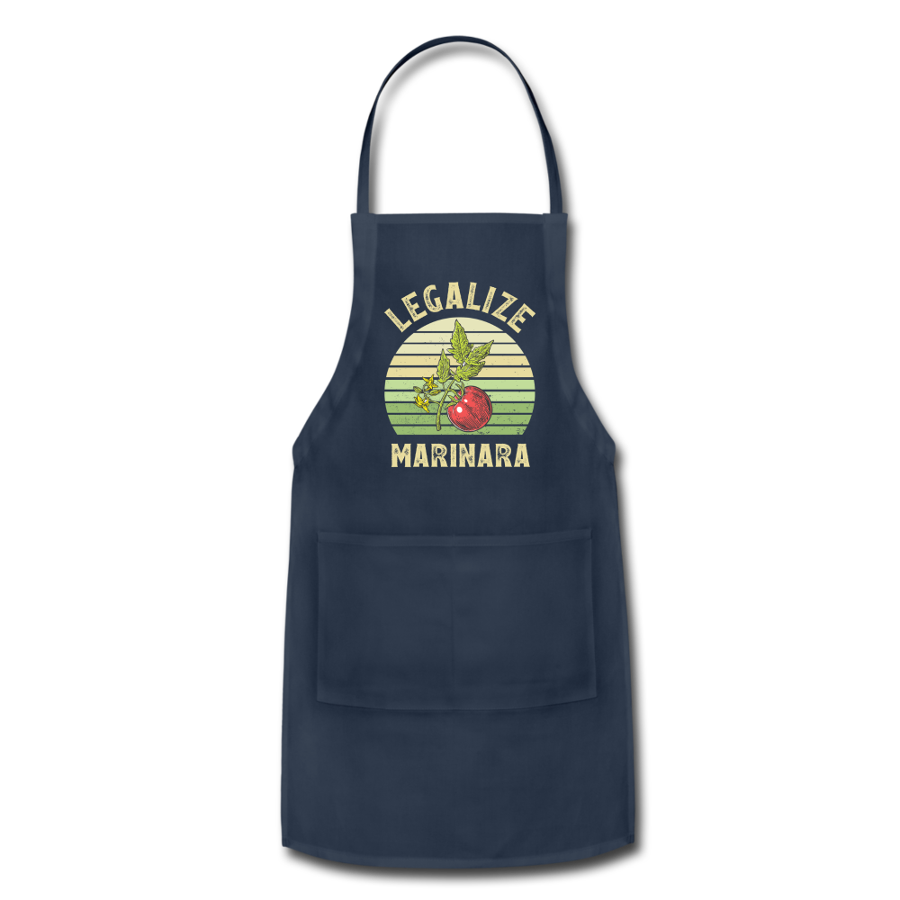 Legalize Marinara Adjustable Apron - navy