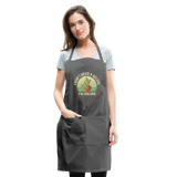 I Don't Need a Recipe I'm Italian Adjustable Apron - charcoal