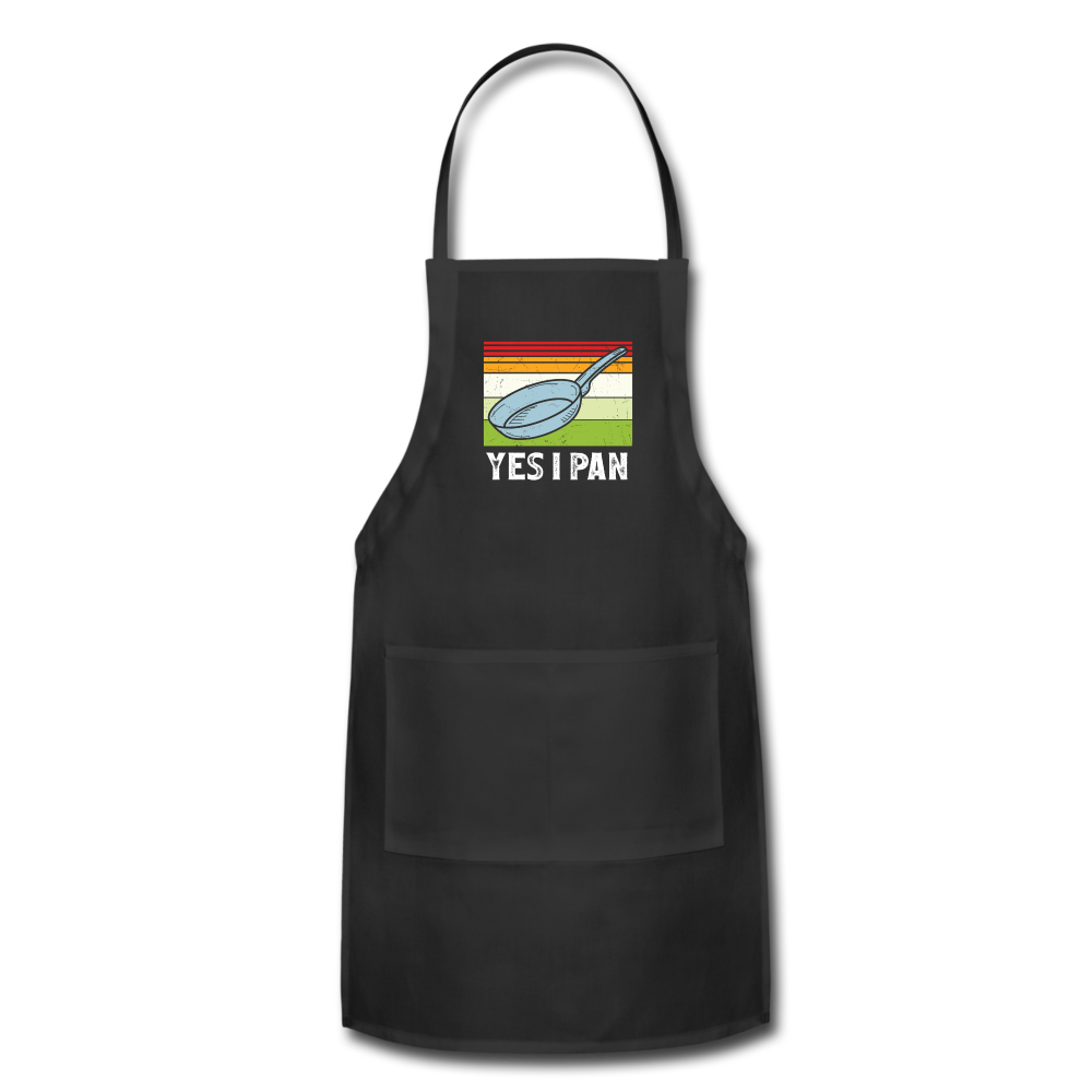 Yes I Pan Adjustable Apron - black