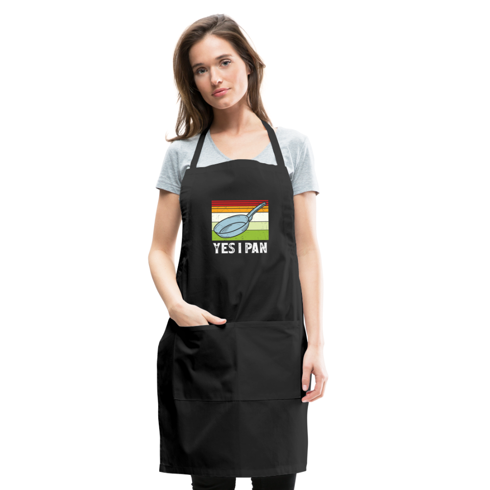 Yes I Pan Adjustable Apron - black