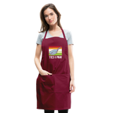 Yes I Pan Adjustable Apron - burgundy