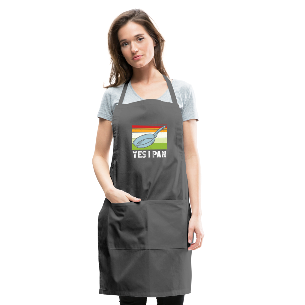 Yes I Pan Adjustable Apron - charcoal