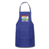 Yes I Pan Adjustable Apron - royal blue