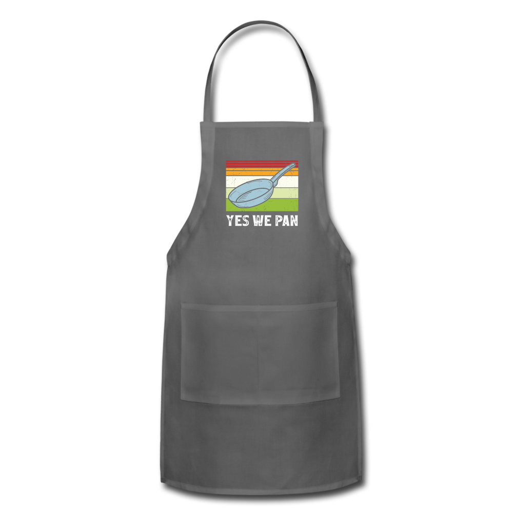 Yes We Pan Adjustable Apron - charcoal