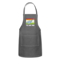 Yes We Pan Adjustable Apron - charcoal