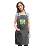 Yes We Pan Adjustable Apron - charcoal