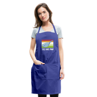 Yes We Pan Adjustable Apron - royal blue