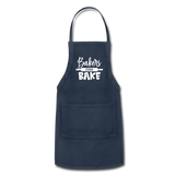 Bakers Gonna Bake Adjustable Apron - navy