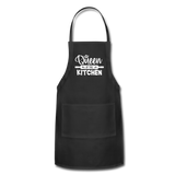 Queen of the Kitchen Adjustable Apron - black