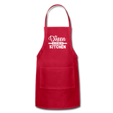 Queen of the Kitchen Adjustable Apron - red