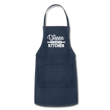 Queen of the Kitchen Adjustable Apron - navy