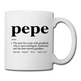 Pepe Definition Coffee/Tea Mug - white