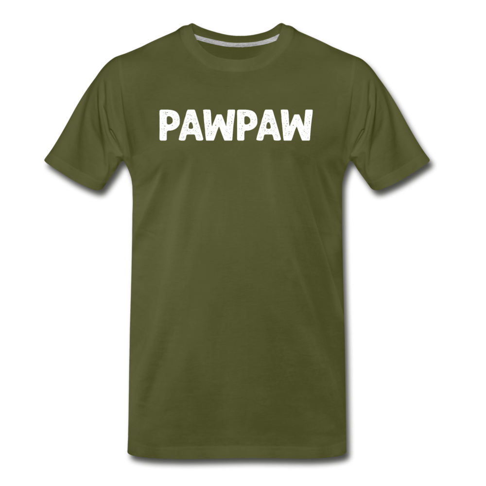 Pawpaw Men's Premium T-Shirt - olive green