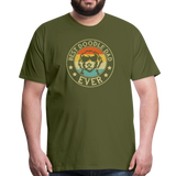 Best Doodle Dad Ever Men's Premium T-Shirt - olive green
