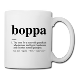 Boppa Definition Coffee/Tea Mug - white