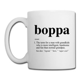 Boppa Definition Coffee/Tea Mug - white