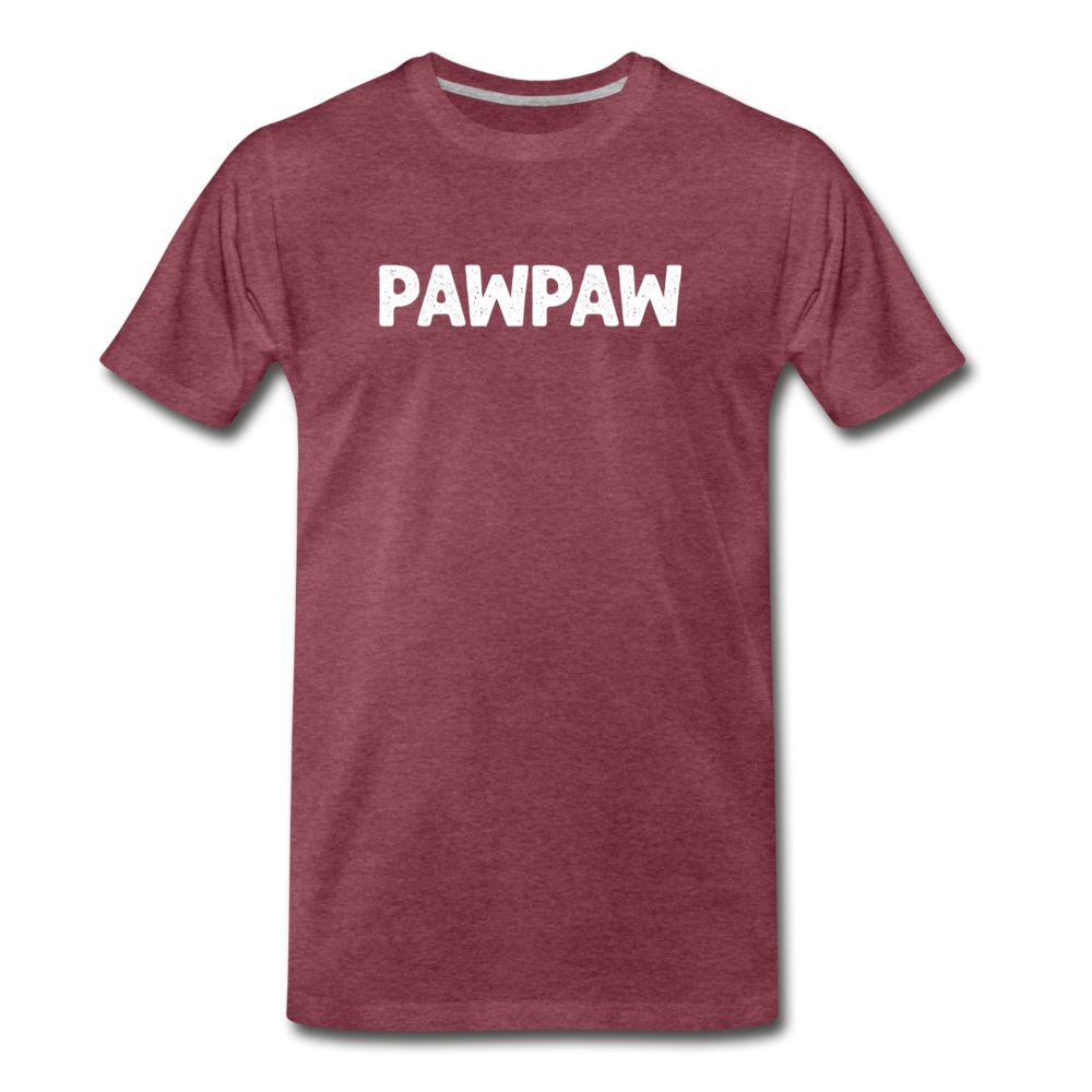 Pawpaw Men's Premium T-Shirt - heather burgundy