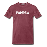 Pawpaw Men's Premium T-Shirt - heather burgundy