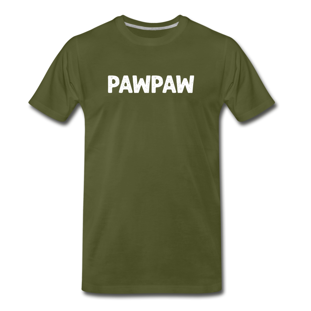 Pawpaw Men's Premium T-Shirt - olive green