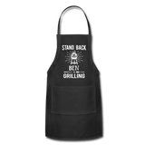 Stand Back Ben Is Grilling Adjustable Apron - black