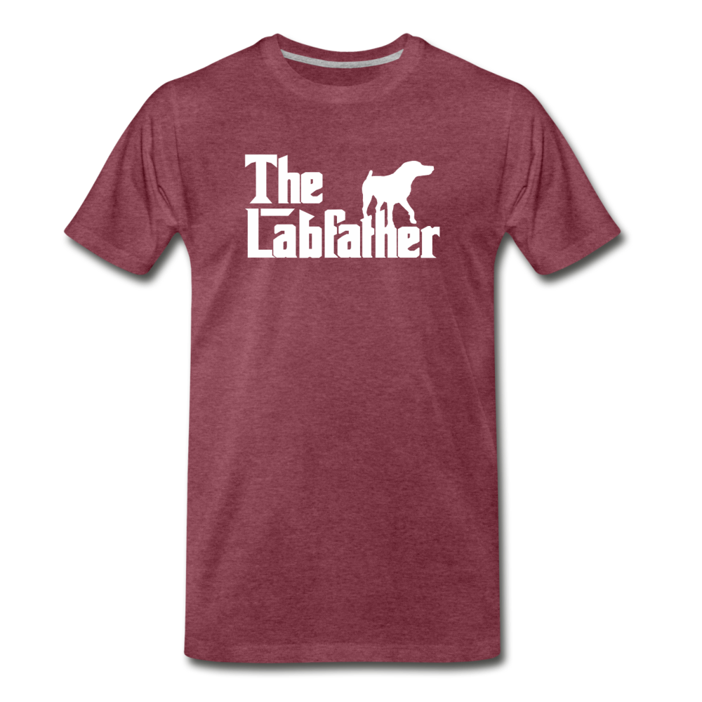 The Labfather Men's Premium T-Shirt - heather burgundy