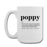 Poppy Definition Coffee/Tea Mug 15 oz - white