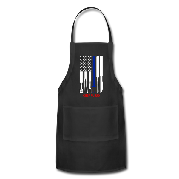 Chef Russo Adjustable Apron - black