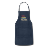 Pompa Man Myth Legend Adjustable Apron - navy
