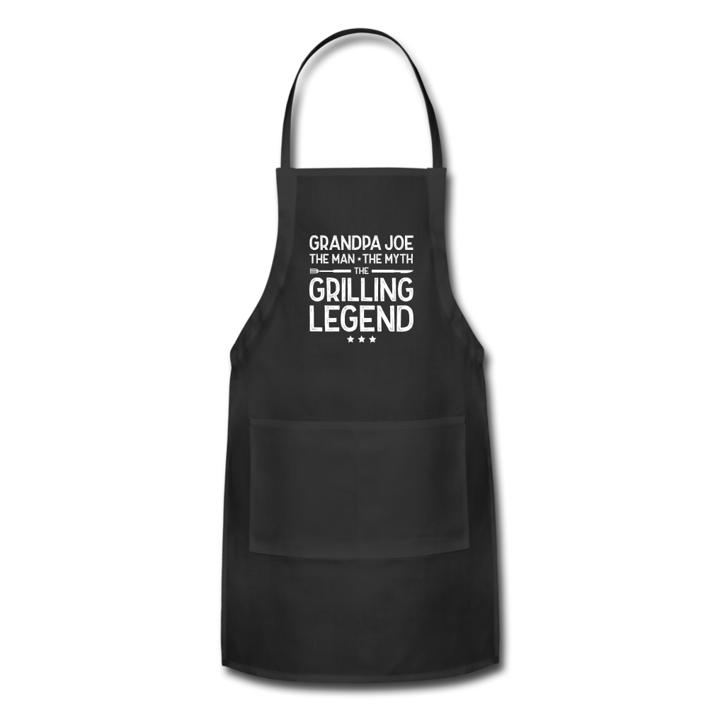 Grandpa Joe Adjustable Apron - black